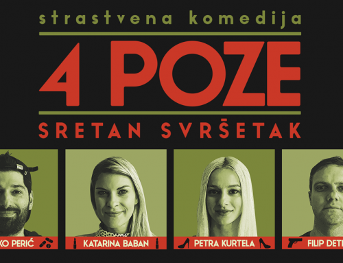Kazališna predstava 4 POZE: sretan završetak, 23.5. 2023. u 20 sati