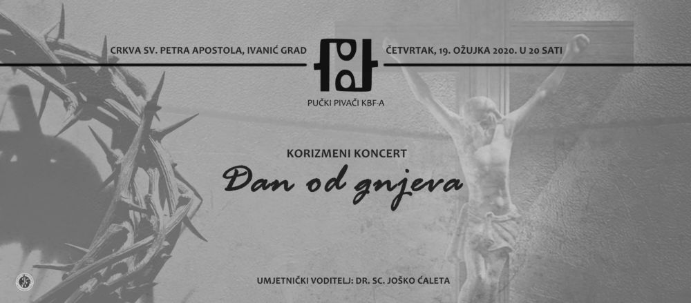 OBAVIJEST! Odgađa se korizmeni koncert u Crkvi Sv. Petra apostola